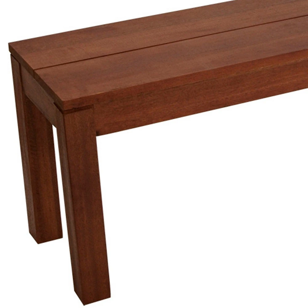 Hockerbank 3-Sitzer, 150 X 34 X 45 Cm, Holz Eukalyptus Geölt 2 Hockerbank 3-Sitzer, 150 X 34 X 45 Cm, Holz Eukalyptus Geölt – Bild 2