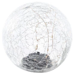 LED-Solarkugelleuchte Ø 20 Cm Mit Crashglas, 20 LED