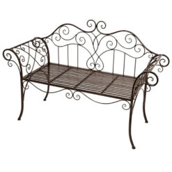 Gartenbank Aus Eisen Im Landhausstil Antik-Design