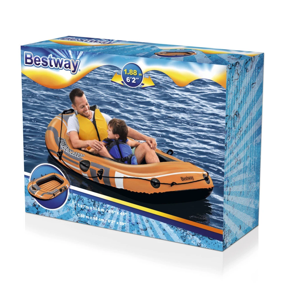 Bestway Schlauchboot Kondor 2000 Aus Vinyl Mit Reparaturflicken 3 Bestway Schlauchboot Kondor 2000 Aus Vinyl Mit Reparaturflicken – Bild 3