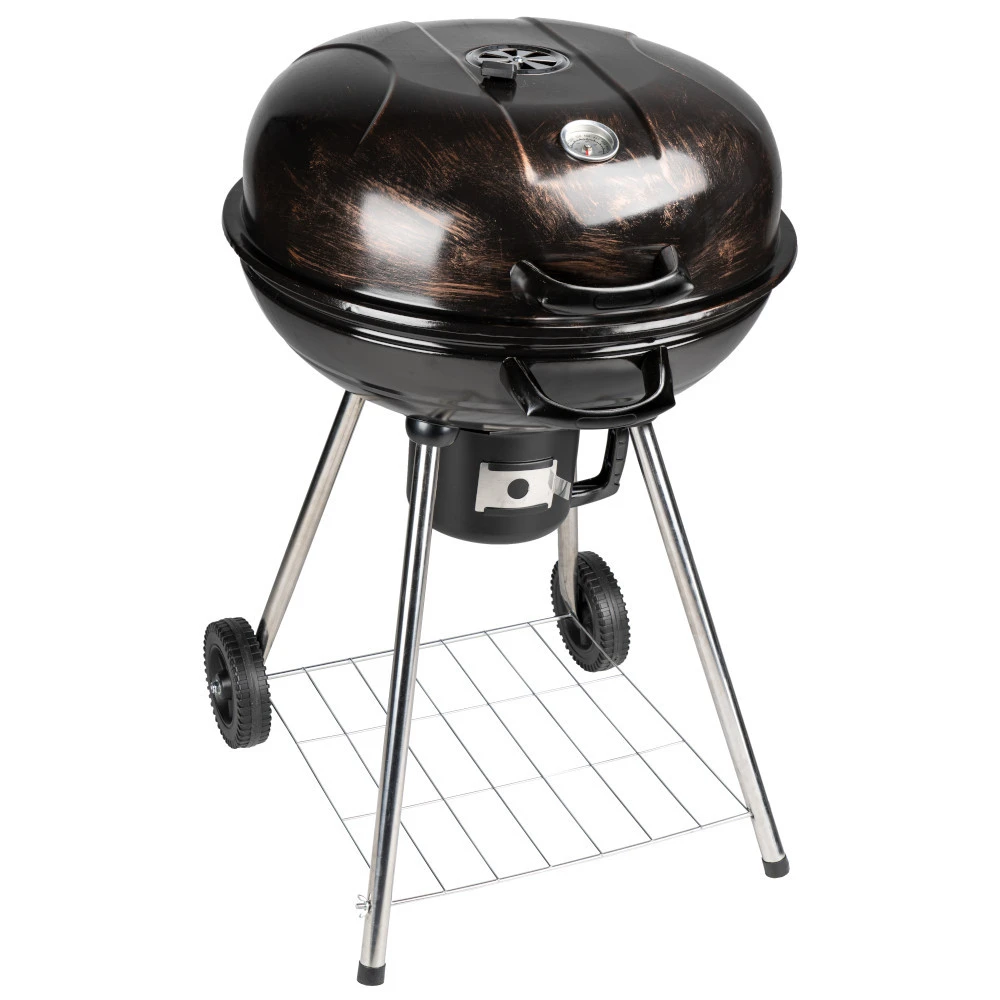 DELUXE Kugelgrill 57 Cm Mit Kupfer-farbiger Haube 1 DELUXE Kugelgrill 57 Cm Mit Kupfer-farbiger Haube