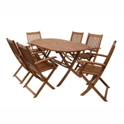 Gartensitzgruppe Benita 7-teilig, Akazienholz