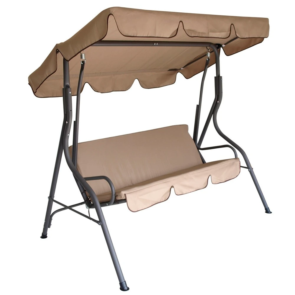 Hollywoodschaukel 3-Sitzer Florida 170 X 110 X 153 Cm Creme 1 Hollywoodschaukel 3-Sitzer Florida 170 X 110 X 153 Cm Creme