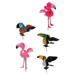 Gartenstecker Mit Vogelmotive Und Erdspieß