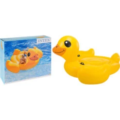 Intex Luftmatratze Ente Für Zwei Personen Mit Zwei Luftkammern