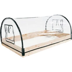 Pflanztunnel 120 X 80 X 50 Cm Mit Stabilem Rahmen Und Abdeckfolie