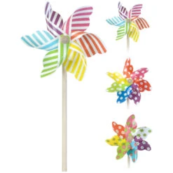 Windrad 22 X 55 Cm In Verschiedenen Ausführungen Mit Holzstab