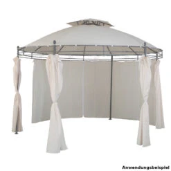 Ersatzdach Für Pavillon, Rund, Ø350 Cm, In Der Farbe Beige -Garten Lust 9kUotTjEiXZ4DgL 1280x1280
