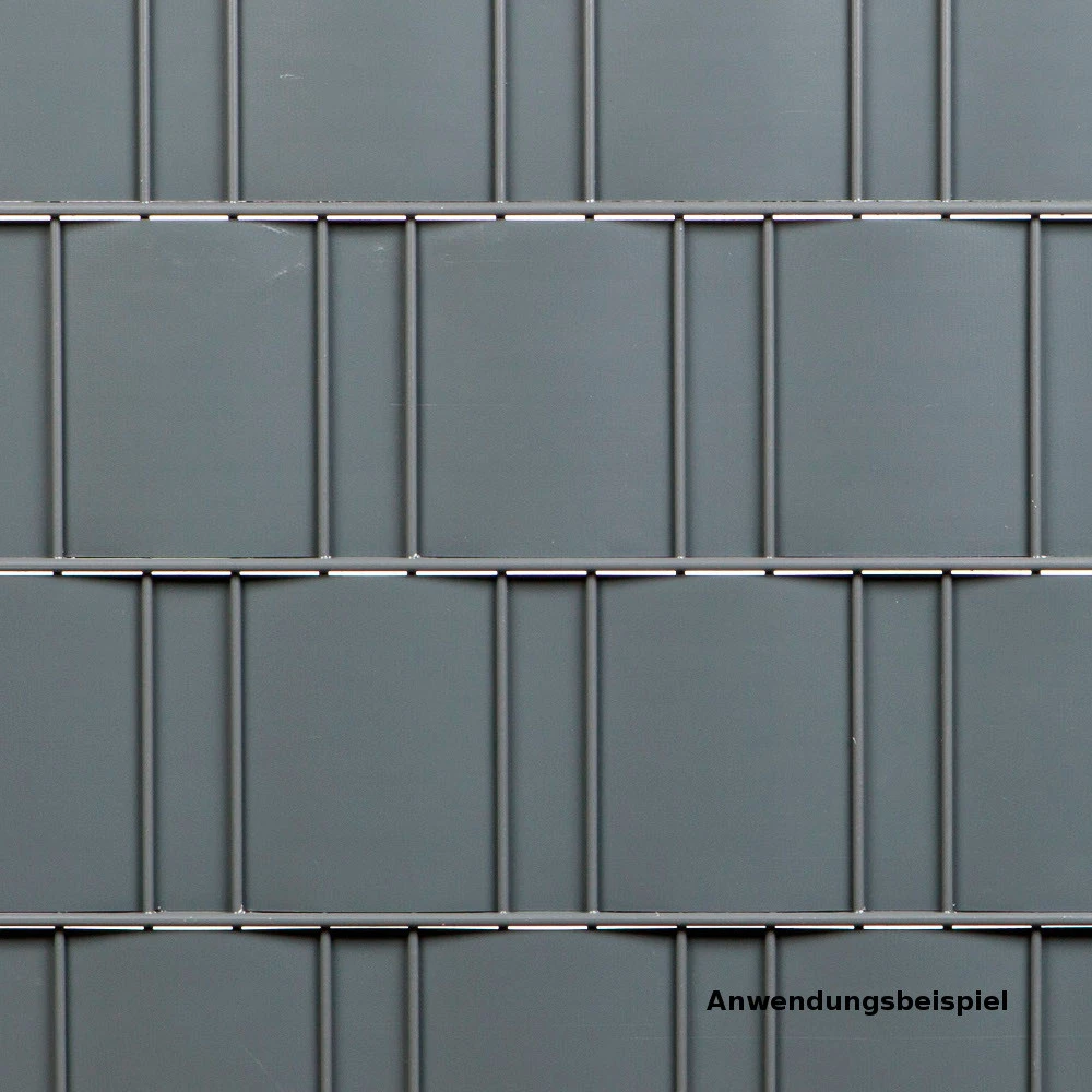 Zaun Sichtschutz Und Windschutz A1-Blickdicht 1 Rolle, 19 Cm Breit In Weißaluminium 4 Zaun Sichtschutz Und Windschutz A1-Blickdicht 1 Rolle, 19 Cm Breit In Weißaluminium – Bild 4