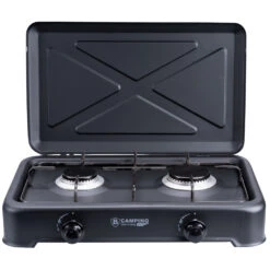 Doppel-Camping-Gaskocher Duo 3,35 KW Stufenlos Regelbar