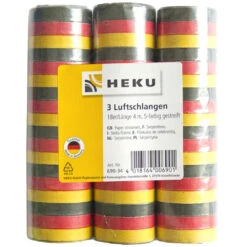 Luftschlangen 3 X 18er 4 M, Deutschland