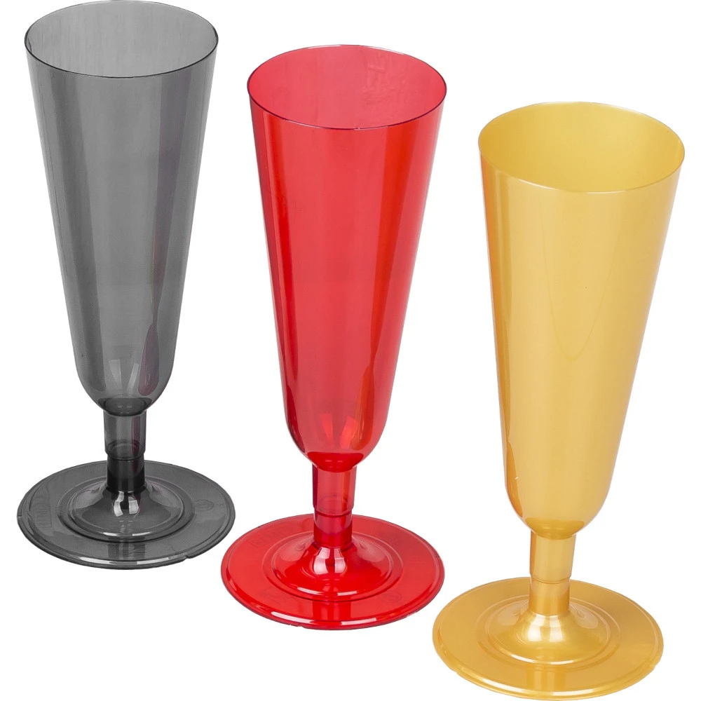 Sektgläser Aus Kunststoff 0,1 L, 6 Stück, Deutschland 2 Sektgläser Aus Kunststoff 0,1 L, 6 Stück, Deutschland – Bild 2