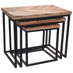 Beistelltisch-Set 3-teilig Rechteckig Mit Mangoholz-Tischplatte Und Rahmen 9 Beistelltisch-Set 3-teilig Rechteckig Mit Mangoholz-Tischplatte Und Rahmen -Garten Lust 9kgQM4jKykbfx3U 1280x1280