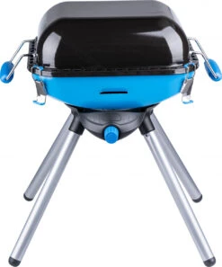 2 In 1 Camping-Gasgrill, 45x36x49 Cm, In Schwarzblau