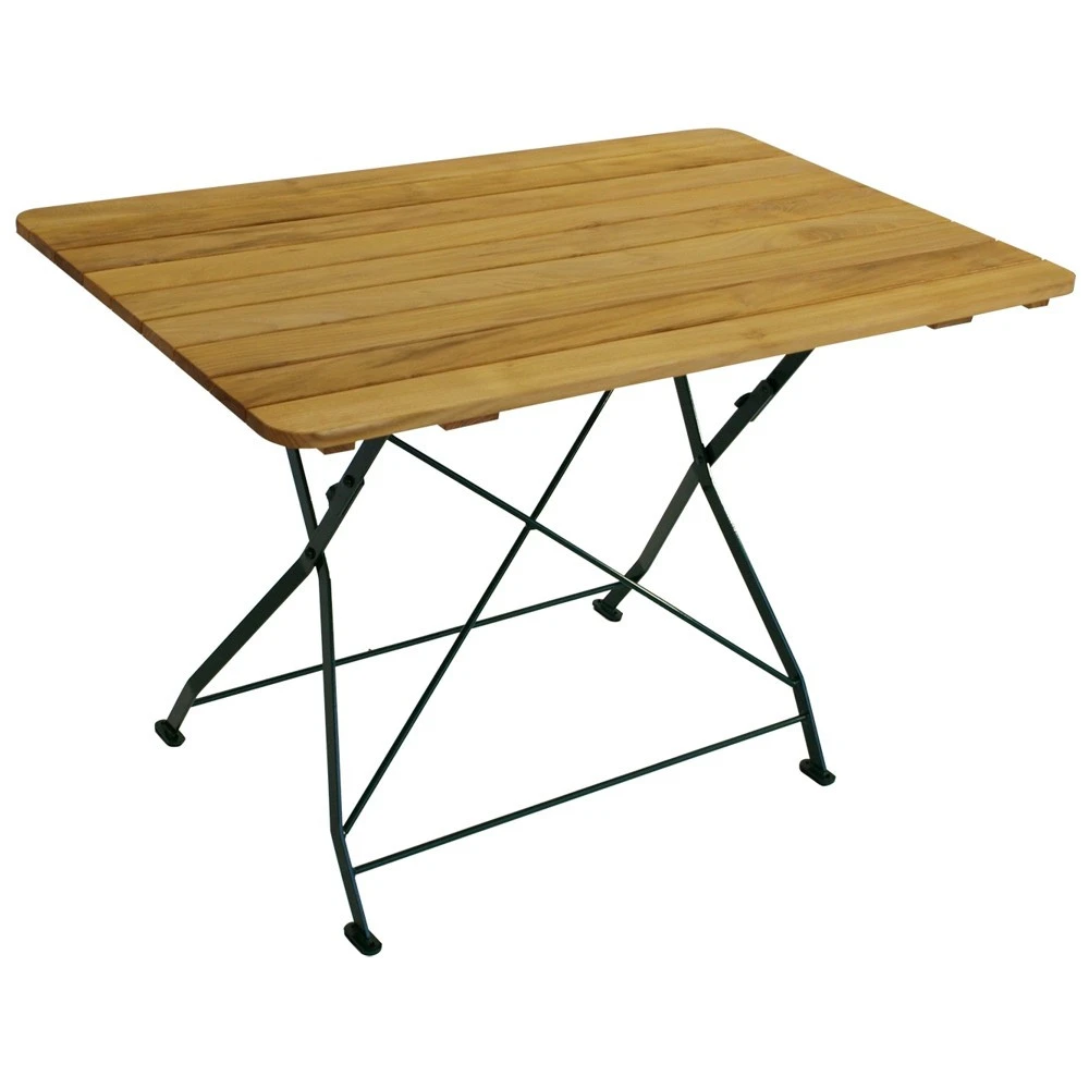 Gartentisch Passau 110x70cm Robinie Flachstahl 1 Gartentisch Passau 110x70cm Robinie Flachstahl