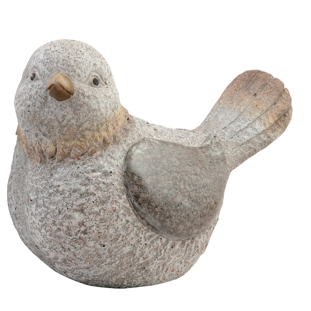 Deko Steinfigur Spatz Aus Magnesium In 2 Verschiedenen Modellen 2 Deko Steinfigur Spatz Aus Magnesium In 2 Verschiedenen Modellen – Bild 2