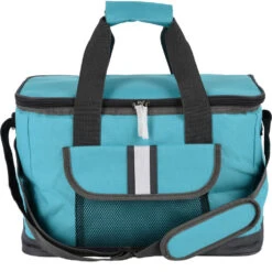 Kühltasche 18 Liter Aus Polyester Mit Reisverschluss In Blau
