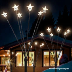 LED-Gartenbeleuchtung Mit 6 Sternen, Timerfunktion Und Erdspieß -Garten Lust 9krztdxyOqBhVzD 1280x1280