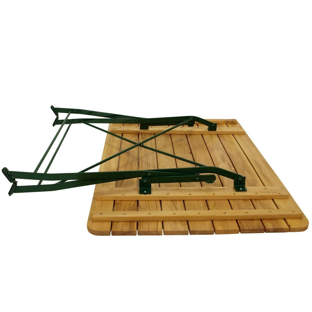 Gartentisch Passau 110x70cm Robinie Flachstahl 2 Gartentisch Passau 110x70cm Robinie Flachstahl – Bild 2