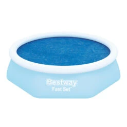 Bestway Solar-Poolabdeckung Rund Ø 210 Cm Aus Vinyl In Blau