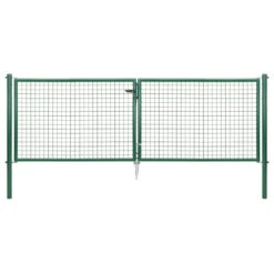 Wellengitter-Doppeltor 3000 X 1000 Mm RAL 6005 Moosgrün
