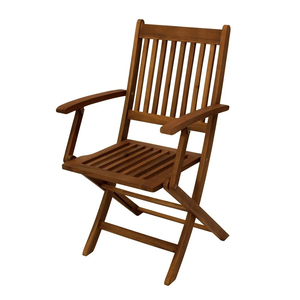 Klappstuhl-Set BENITA, 2-teilig, Akazienholz Geölt 2 Klappstuhl-Set BENITA, 2-teilig, Akazienholz Geölt – Bild 2