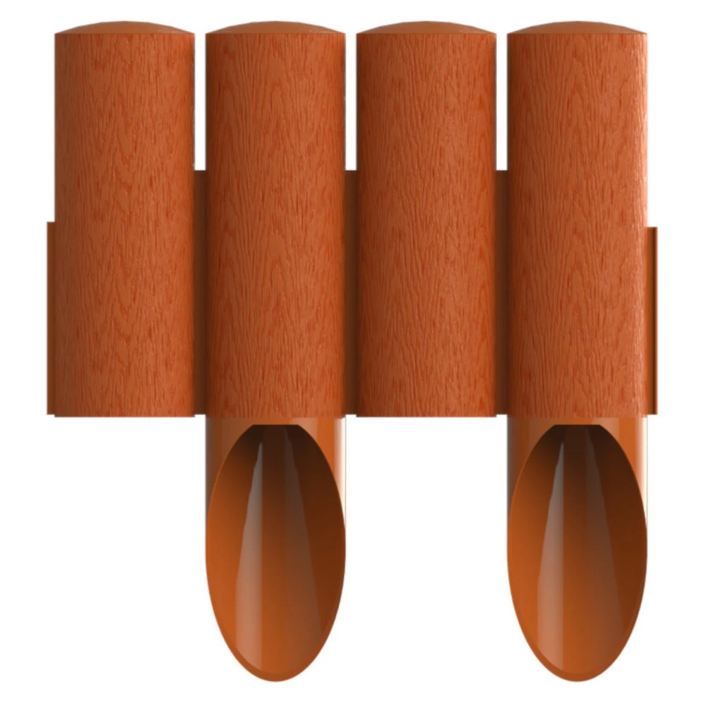 Cellfast Rasenkante Palisade 8 Stück 2,3 M In Ziegelsteinrot 1 Cellfast Rasenkante Palisade 8 Stück 2,3 M In Ziegelsteinrot