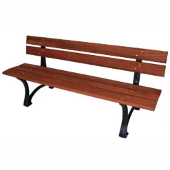 Gartenbank Luzern 4-Sitzer, Gusseisen Und Eukalyptusholz