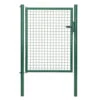 Gartentor Aus Metall Für Maschendrahtzaun Grün, Höhe 100 Cm, Einzeltor