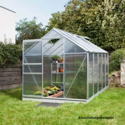 Vitavia Gewächshaus Venus 6,2 M² Mit Aluminiumrahmen, 4 Mm Hohlkammerplatten