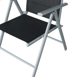 Gartensessel-Set 4-teilig, Klappbar 56 X 65,5 X 107 Cm, Schwarz -Garten Lust Z7nPUpIfipwI93 1280x1280