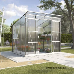 Vitavia Gewächshaus Freya 5900 HKP 6 Mm Aluminium Eloxiert