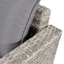 Eckbank Lounge Valencia Smoke Mit Aluminiumgestell Und Polyrattangeflecht -Garten Lust ZFBuh0OxANthsH 1280x1280