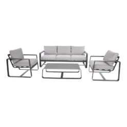 Lounge-Set Belezza 4-teilig, 5-Sitzer Mit Aluminiumgestell, Tisch Und Stühlen 12 Lounge-Set Belezza 4-teilig, 5-Sitzer Mit Aluminiumgestell, Tisch Und Stühlen -Garten Lust ZFDP4bhupDteg5 1280x1280