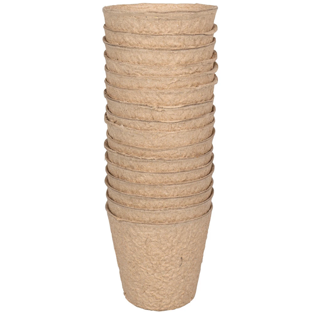 Anzuchttöpfe 8 X 8 Cm Rund, 16 Stück, Papier 1 Anzuchttöpfe 8 X 8 Cm Rund, 16 Stück, Papier