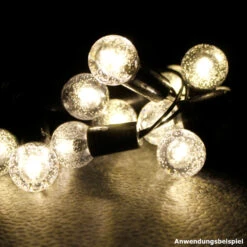 Solar-Party-Lichterkette, 2,35 M, Mit 10 Warmweißen Lämpchen -Garten Lust ZGavb6Cn5B5M6o 1280x1280