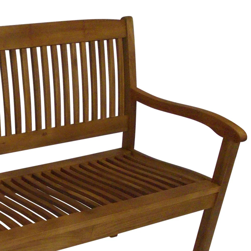 Gartenbank Maracana 3-Sitzer Aus Akazienholz 2 Gartenbank Maracana 3-Sitzer Aus Akazienholz – Bild 2