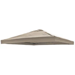 Ersatzdach In Beige, Für Metallpavillon Lukas 3 X 3 M