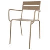Stapelstuhl „Da Vinci“ 56 X 55 X 81 Cm Mit Stahlrahmen In Taupe