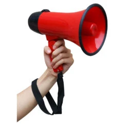 Megafon Batteriebetrieben Aus Rotem Kunststoff Mit Sirenenfunktion -Garten Lust ZNYCQgWNw91suT 1280x1280