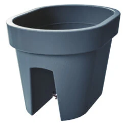 Prosperplast Balkonkasten Lofly Railing 39,6 X 26,6 X 25 Cm Aus Kunststoff In Anthrazit