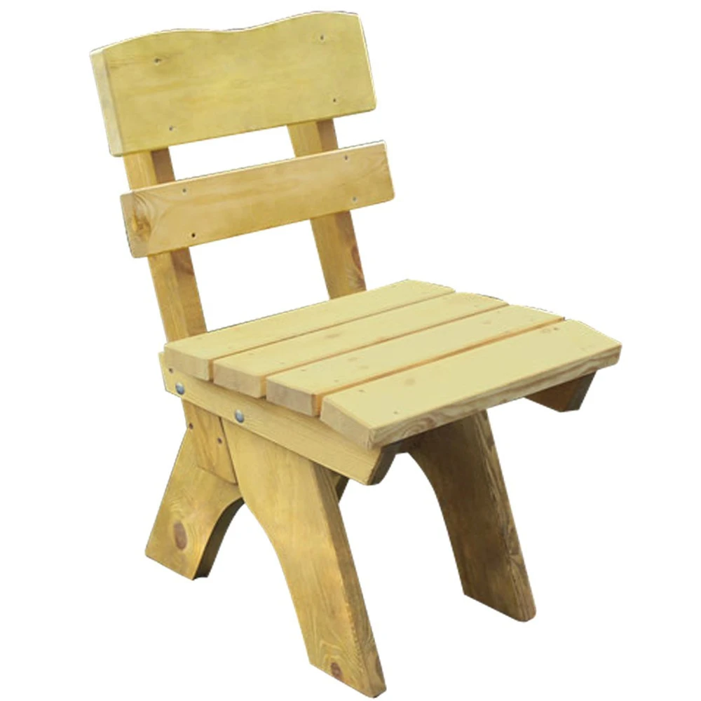 Gartenstuhl Freital Kiefer Massiv, Hellbraun Imprägniert 1 Gartenstuhl Freital Kiefer Massiv, Hellbraun Imprägniert