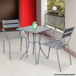 Stapelstuhl „Da Vinci“ 56 X 55 X 81 Cm Mit Stahlrahmen In Grau -Garten Lust ZXHzZUt0Q2kMLT 1280x1280