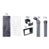 Drahtzaun-Set Fix-Clip Pro® Anthrazit 25 M X 102 Cm