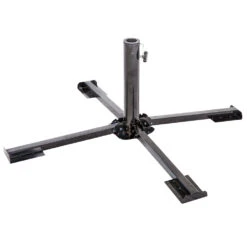 Sonnenschirmständer Aufklappbar 40 Cm Aus Metall In Schwarz