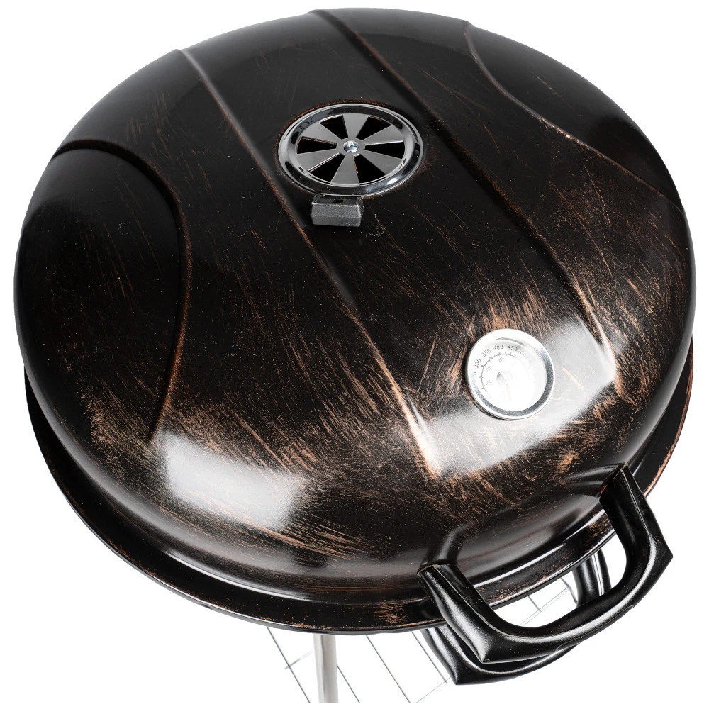 DELUXE Kugelgrill 57 Cm Mit Kupfer-farbiger Haube 5 DELUXE Kugelgrill 57 Cm Mit Kupfer-farbiger Haube – Bild 5