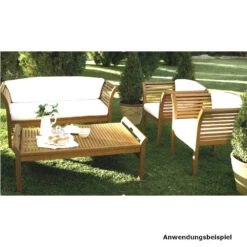 Garten-Sitzgruppe Loungeset 4-tlg Malaga, Eukalyptus Geölt -Garten Lust ZfspqEDY7DvvMQ 1280x1280