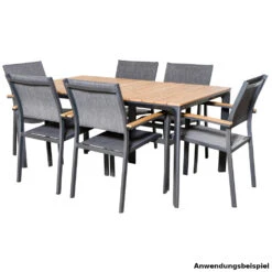 Gartentisch „Arezzo“ Nonwood 160 X 90 X 74 Cm In Teakoptik Mit Aluminiumgestell -Garten Lust ZgbE2UR0iNntLn 1280x1280