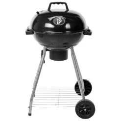 BBQ Kugelgrill Fahrbar Aus Metall Mit Pizza-Ring