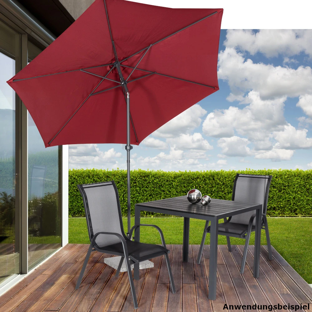 Sonnenschirmständer 25 Kg Aus Kunststoff In Grau Mit Marmordekor 2 Sonnenschirmständer 25 Kg Aus Kunststoff In Grau Mit Marmordekor – Bild 2